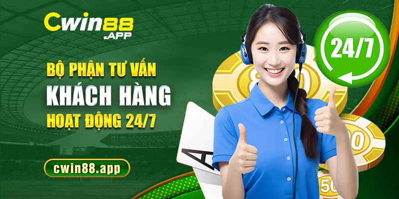 Bộ phận tư vấn khách hàng hoạt động 24/7